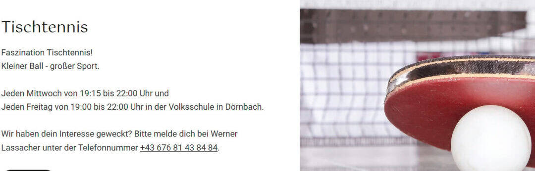 Tischtennis-Action bei ASKÖ Wilhering in Leonding, Österreich.