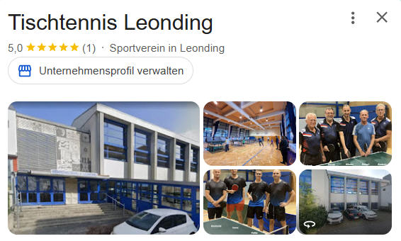 Tischtennissport in Leonding, Club und Freizeit, moderne Halle, Aktivitäten für alle Altersgruppen.