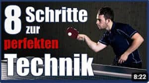 8 Schritte zur Tischtennis-Meisterschaft: Techniken lernen und perfektionieren.
