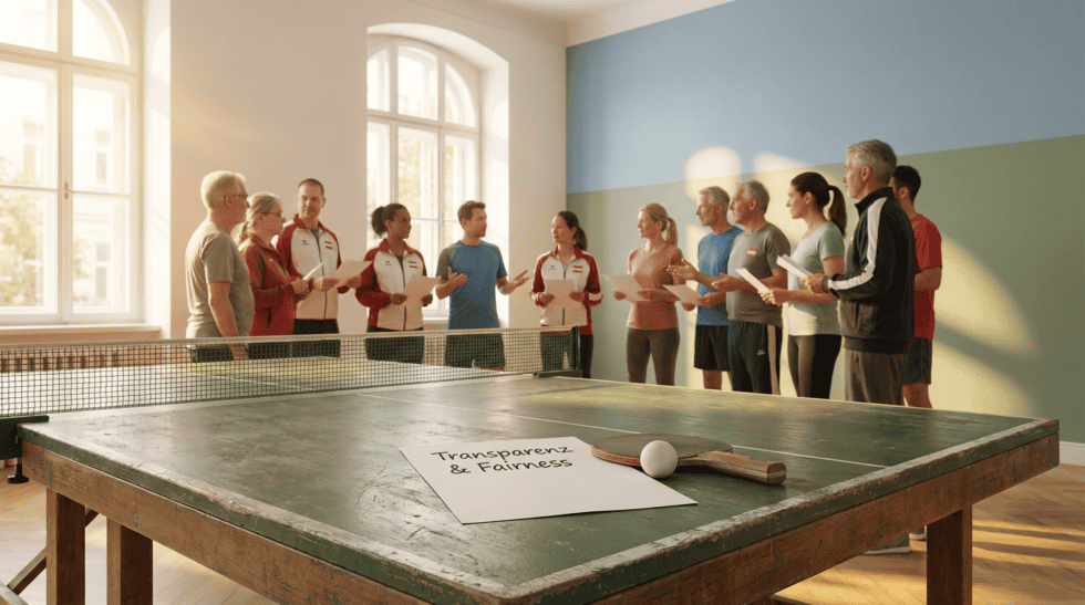 Transparenz, Fairness und Teamgeist: Herausforderungen des ASKÖ Leonding Tischtennis