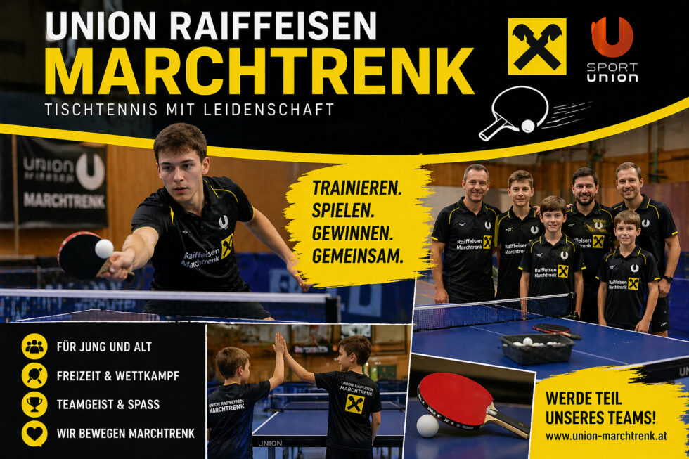 Union Raiffeisen Marchtrenk – Tischtennis mit Herz, Tradition und Zukunft