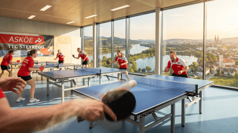 ASKÖ TTC Steyregg: Tischtennis-Leidenschaft vor den Toren von Linz