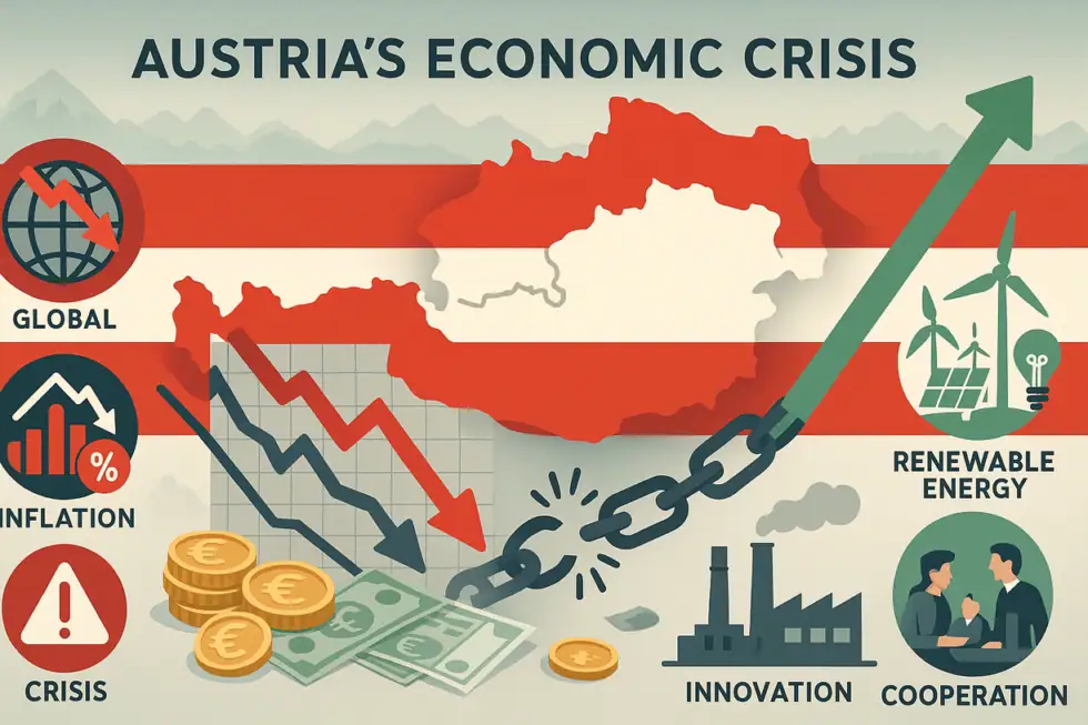 Wirtschaftskrise in Österreich: Ursachen, Analyse, Lösung.