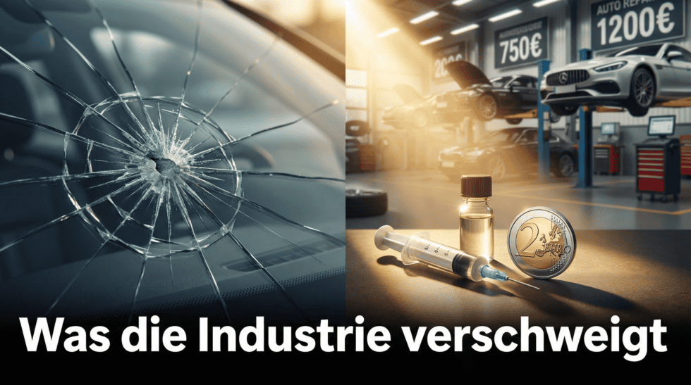 Die 2-Euro-Lösung gegen Steinschlag: Was die Autoglas-Industrie verschweigt