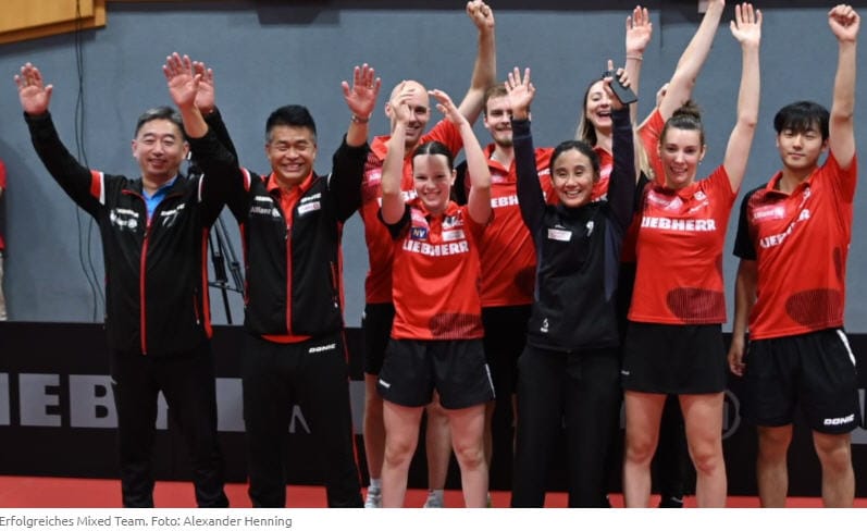 ÖTTV-Team schreibt bei Mixed-Team-Premiere Geschichte