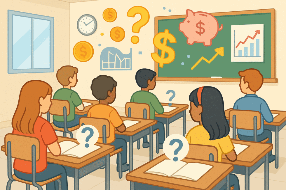 Finanzieller Bildung: Umgang mit Geld in Schule nicht lernen