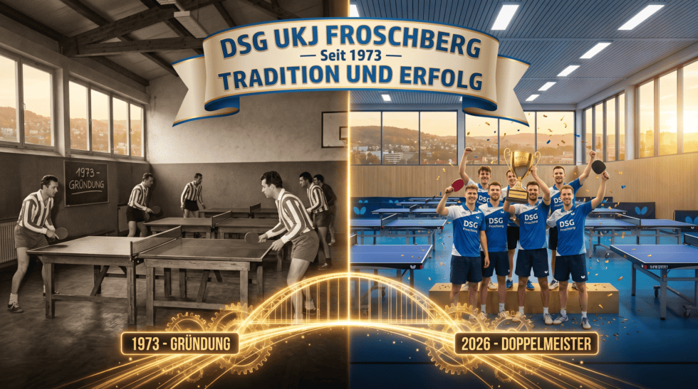 DSG UKJ Froschberg: Tischtennis-Tradition auf dem Froschberg seit über 50 Jahren