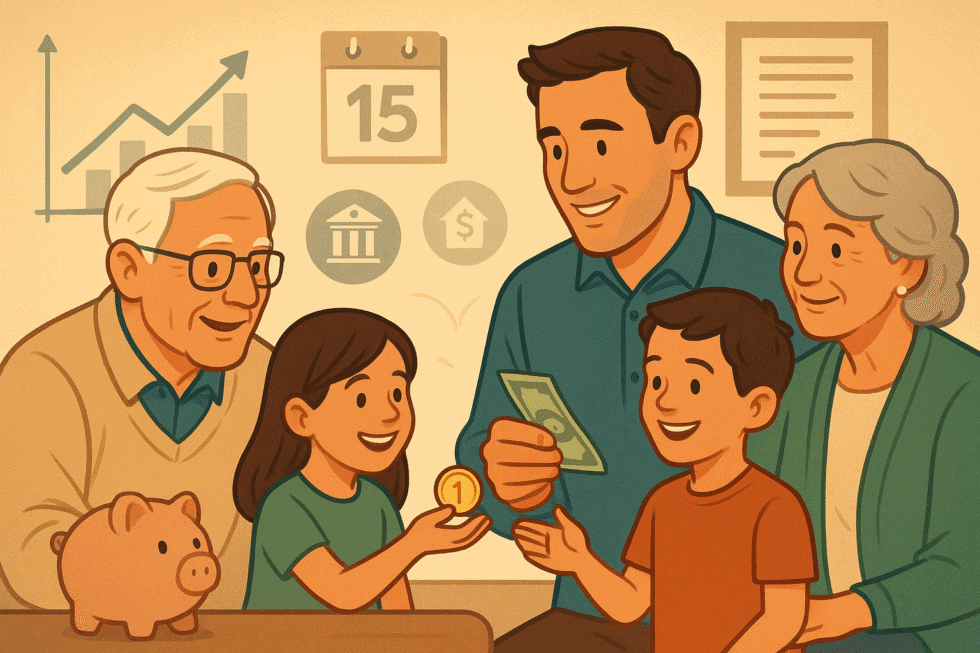 Geld schenken an Kinder: Steuerfrei, nachhaltig investieren