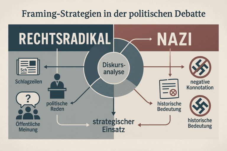 Politische Strategien hinter dem Framing: eine Analyse der Begriffe