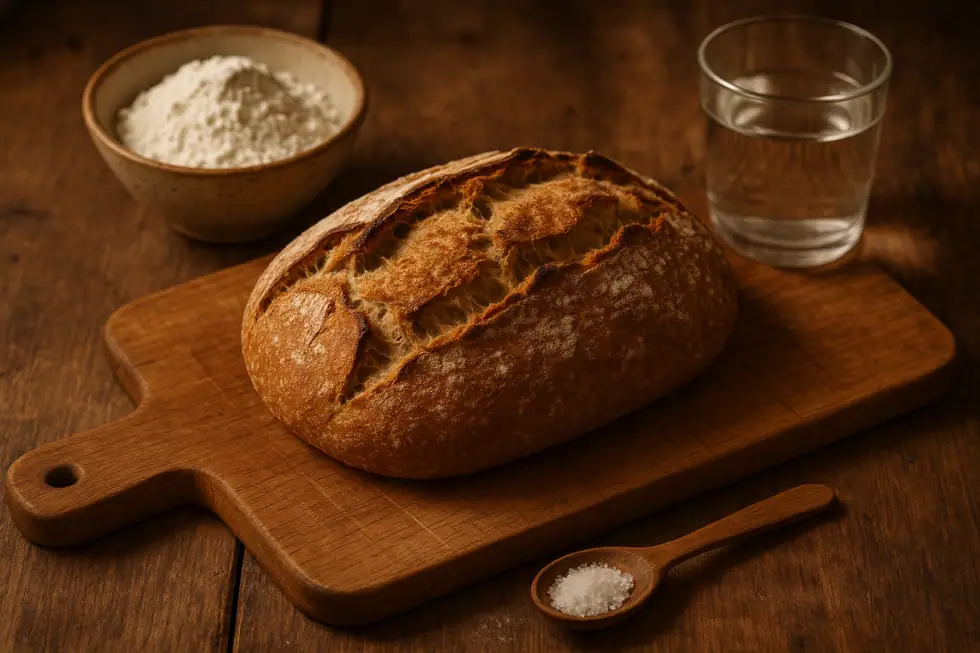 Selbstgebackenes 3-Zutaten-Brot – Rezepte für jeden Tag.