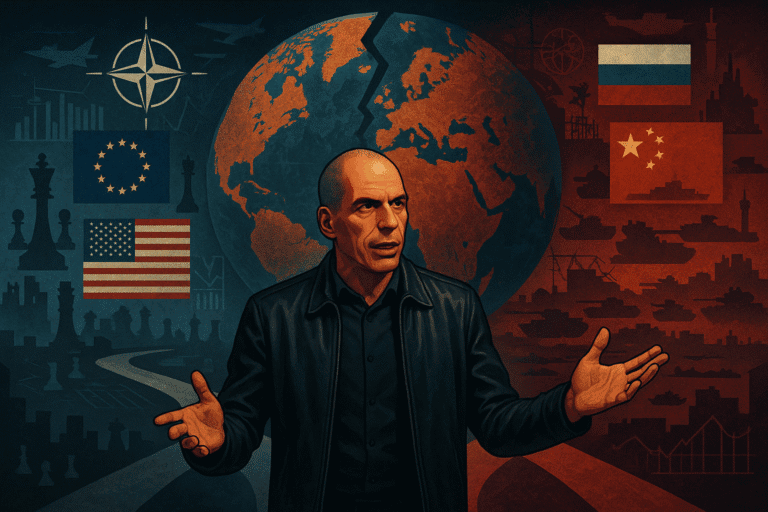 Varoufakis warnt: Frieden statt Konflikte fördern