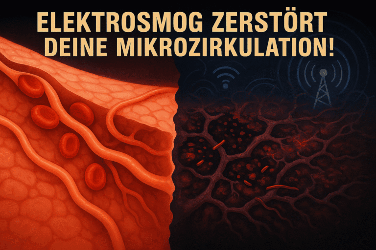 Elektrosmog schädigt die Mikrozirkulation im Körper.
