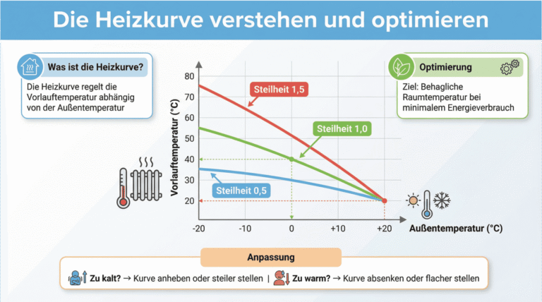 Die Heizkurve verstehen und optimieren: ein Leitfaden für Anfänger