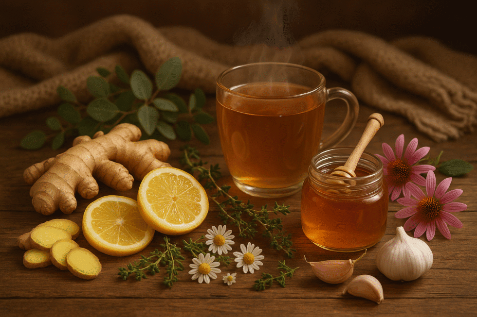 Erkältung natürlich behandeln: Heilpflanzen und Hausmittel