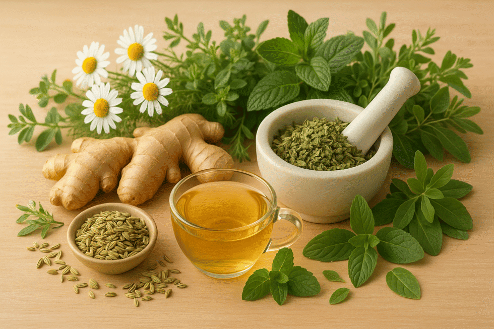 🌿 Natürlich gegen Magenbeschwerden: Die besten Heilpflanzen