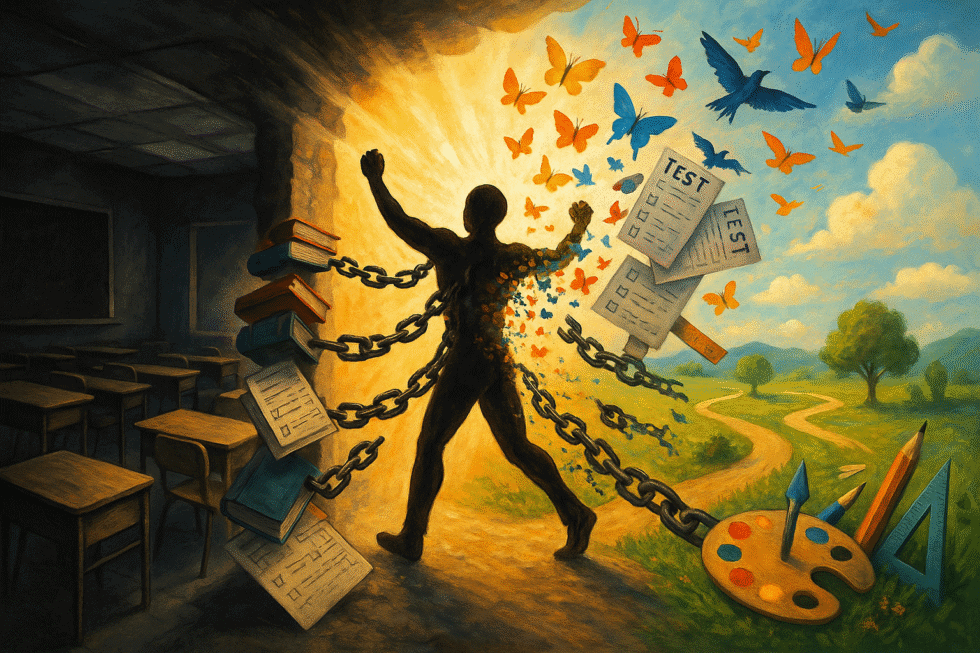 Befreie deinen Geist: Überwindung der Fesseln des Schulsystems