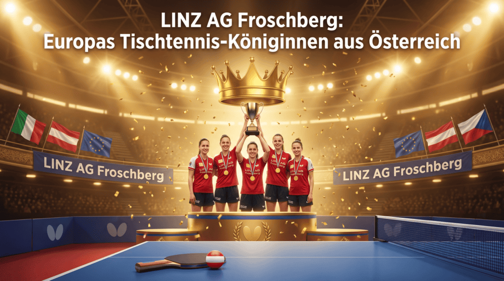 LINZ AG Froschberg: Europas Tischtennis-Königinnen aus Österreich