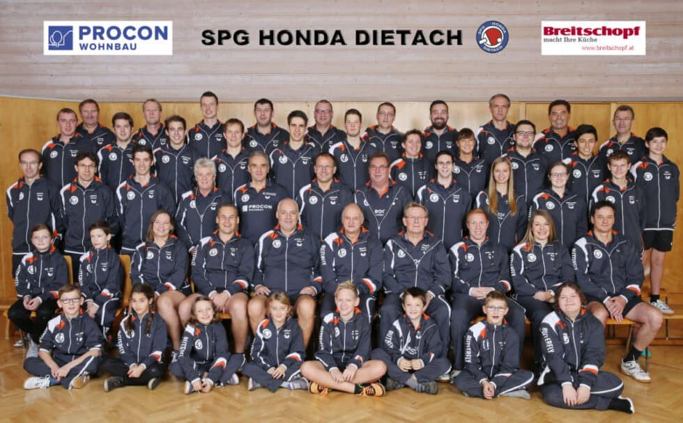 Vorzeigeverein des OÖTTV – TTC Dietach