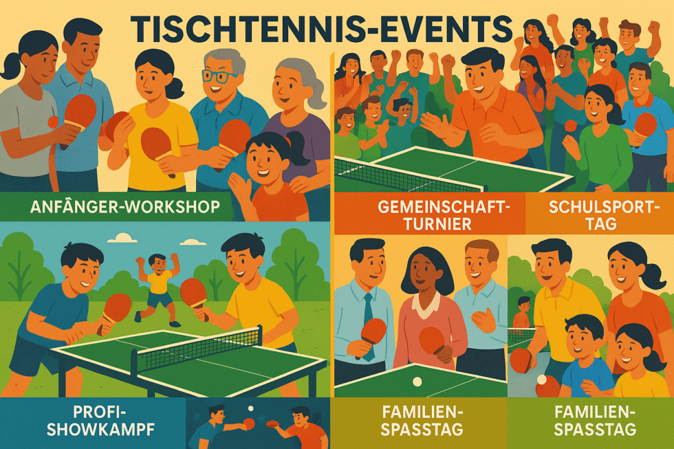 Neue Tischtennis-Events zur Stärkung der Vereinsgemeinschaft