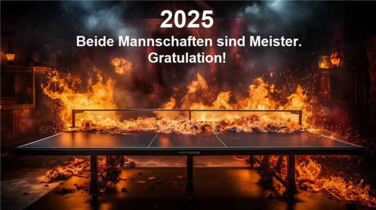 Ping Pong 2025: Beide Teams Meister, Tischtennis in Flammen, dramatische Spannung und Sieg!