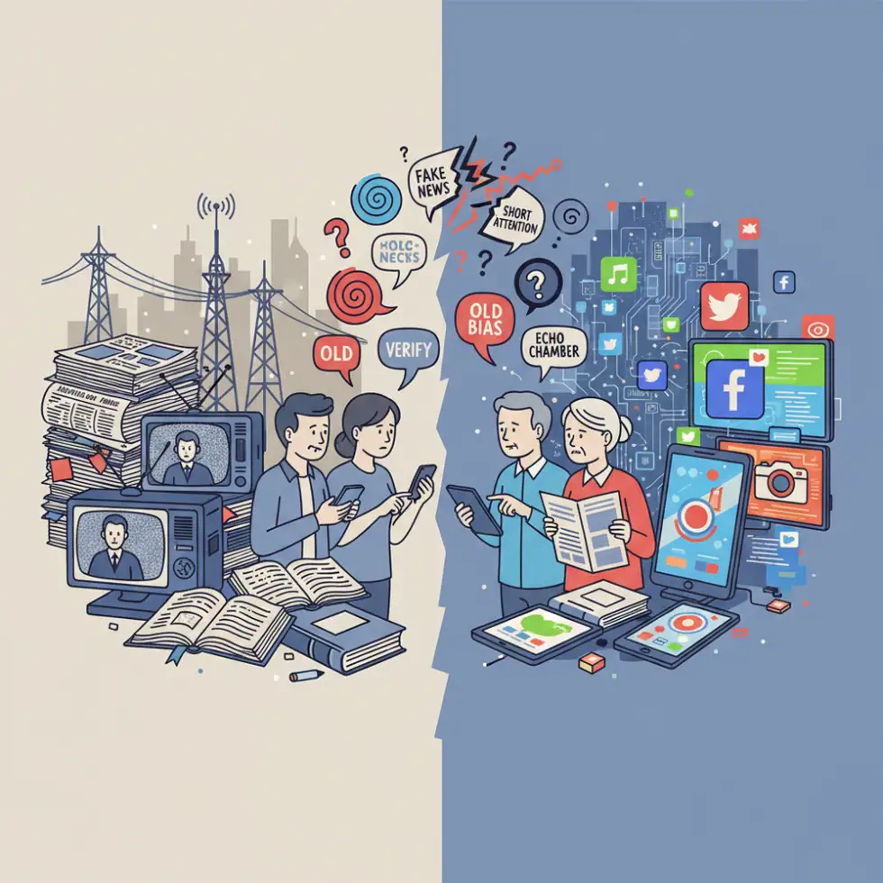 Medienkompetenz: Journalismus und Social Media im Wettkampf