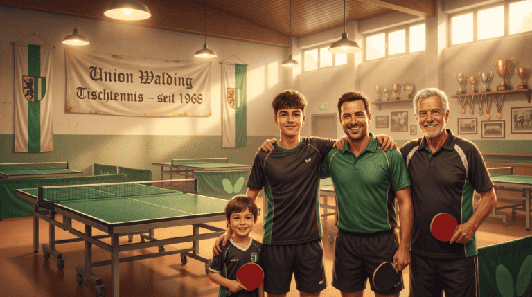 Union Walding Tischtennis: Über 50 Jahre Leidenschaft, Erfolg und Gemeinschaft in Oberösterreich